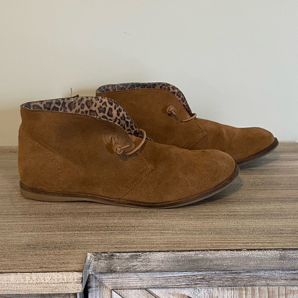 Lucky Brand Brown Ankle Booties